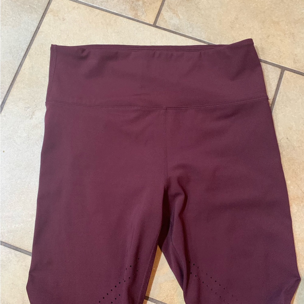 JoyLab 7/8 Length High Rise Legging Maroon - Picture 4 of 9
